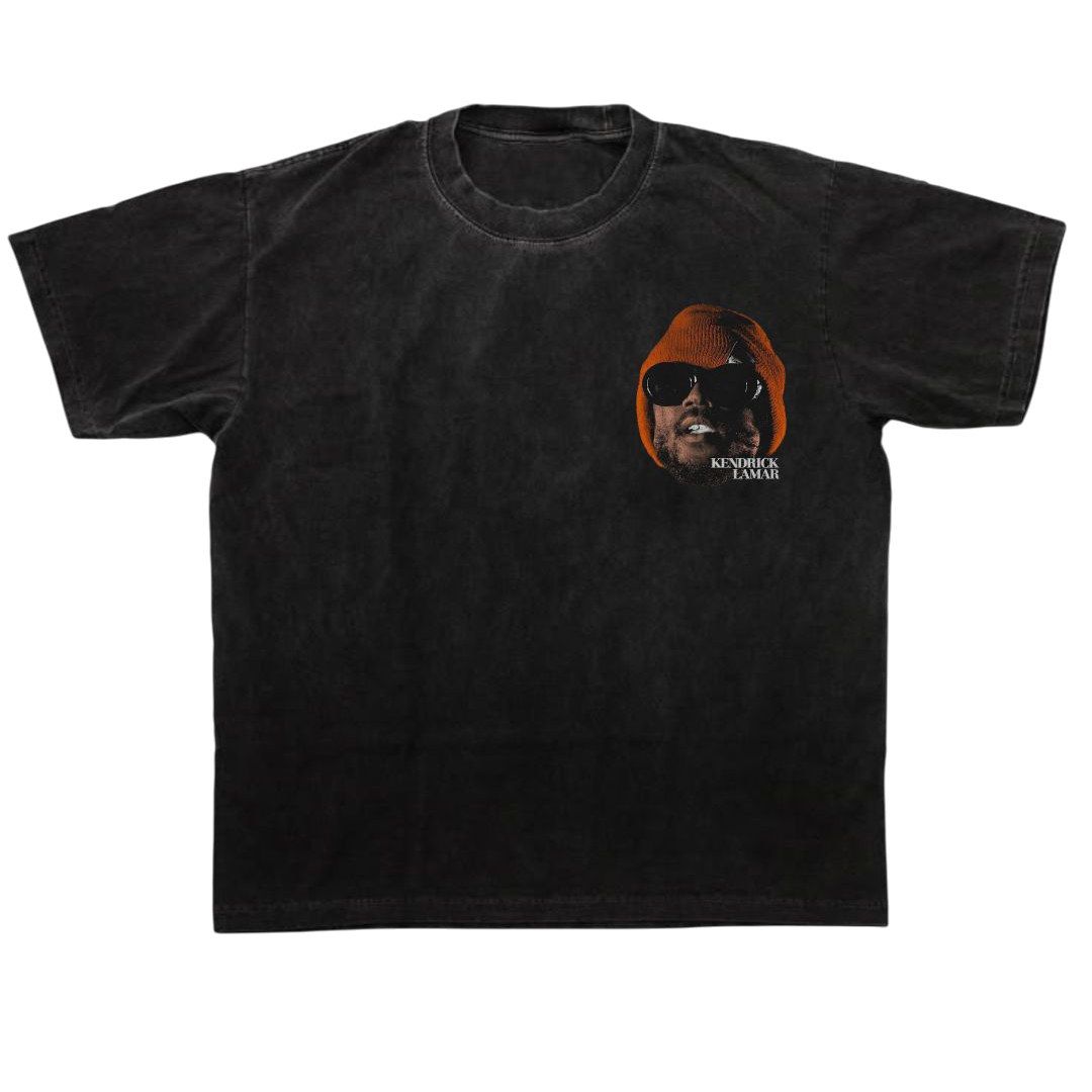 SUPER BOWL - KENDRICK LAMAR OVERSIZED ACID WASH TSHIRT