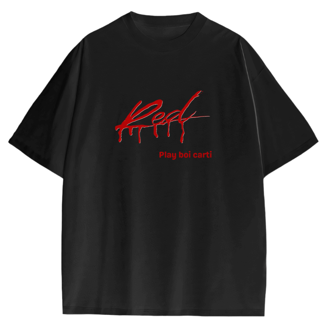 WHOLE LOTTA RED V1 - PLAYBOI CARTI OVERSIZED TSHIRT