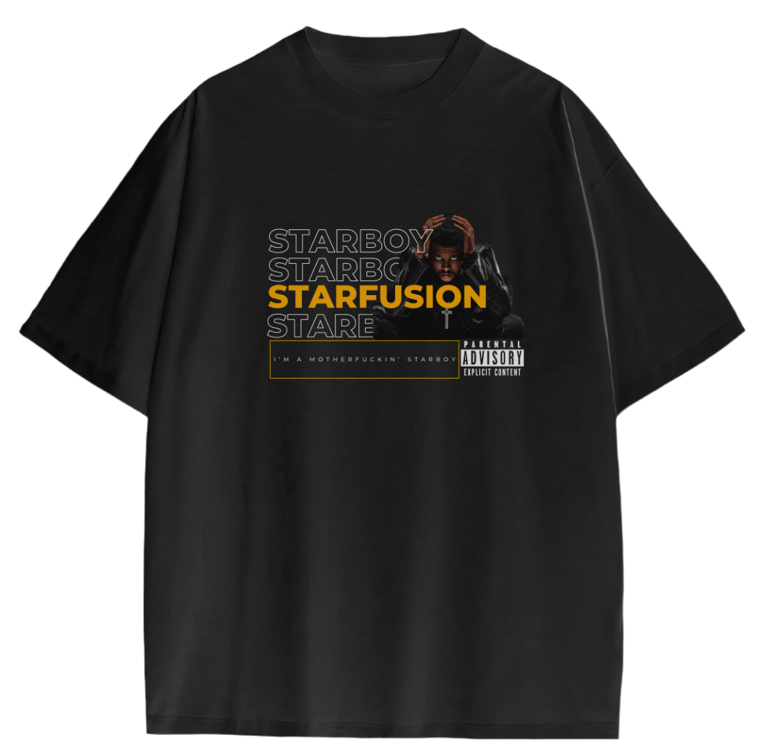 STARBOY - THE WEEKND  OVERSIZED TSHIRT
