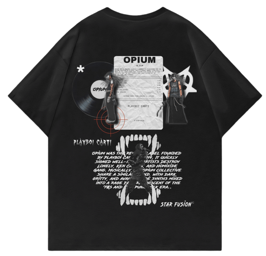 0PIUM V1 - PLAYBOI CARTI OVERSIZED TSHIRT