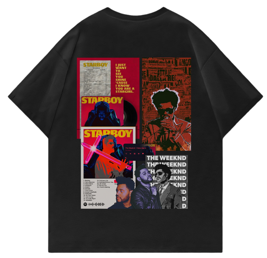 STARBOY - THE WEEKND  OVERSIZED TSHIRT
