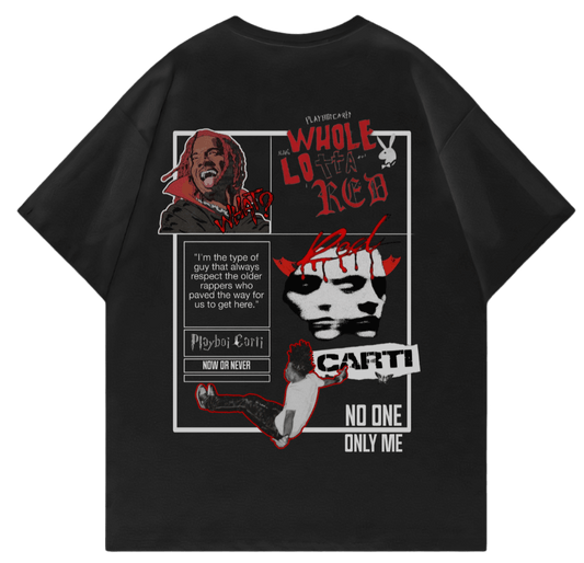 WHOLE LOTTA RED V2 - PLAYBOI CARTI OVERSIZED TSHIRT
