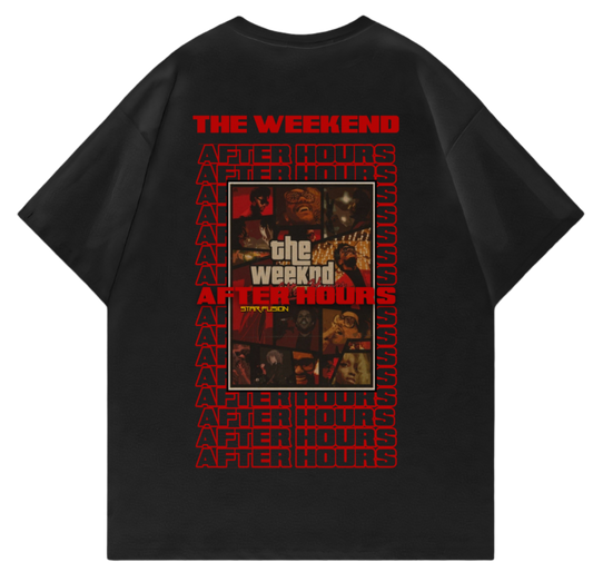 AFTERHOURS V2  - THE WEEKND  OVERSIZED TSHIRT
