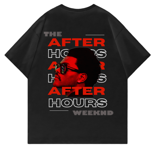 AFTERHOURS - THE WEEKND  OVERSIZED TSHIRT