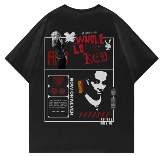 WHOLE LOTTA RED V1 - PLAYBOI CARTI OVERSIZED TSHIRT